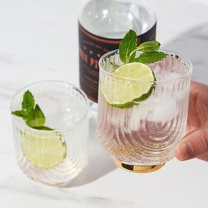 Viski Gatsby Glass Carafe and Tumblers (Set of 2)